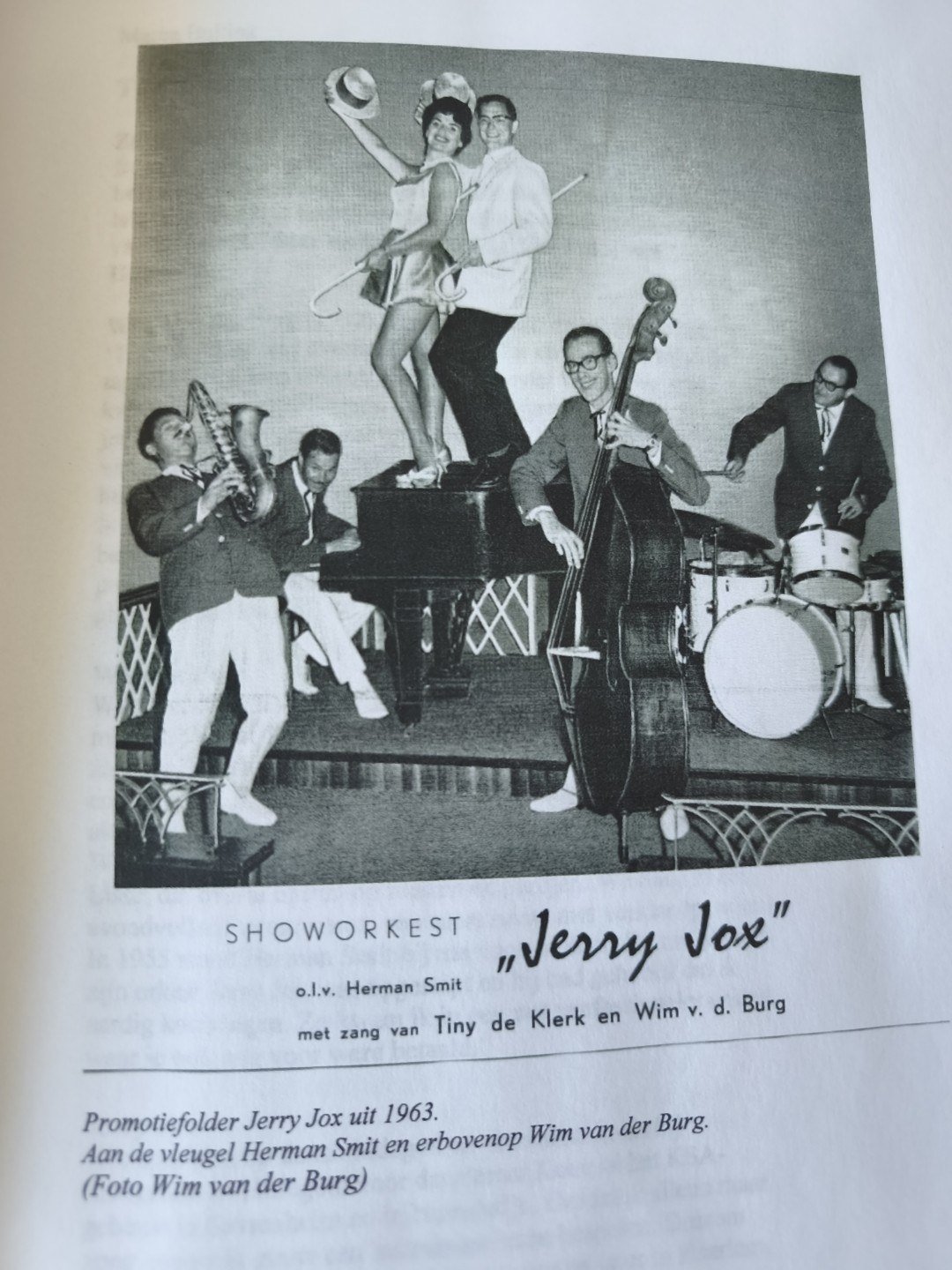 Promotiefolder Showorkest Jerry Jox, 1963